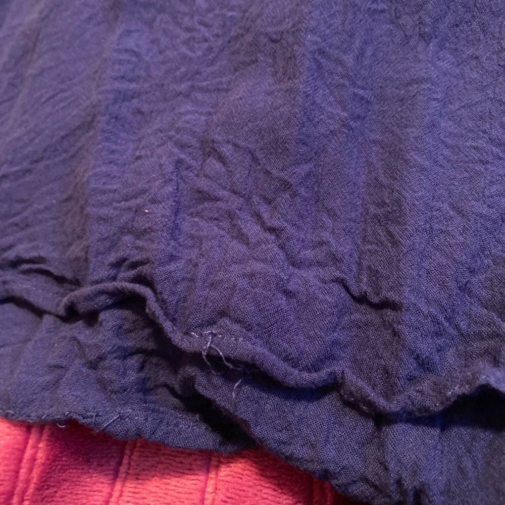 Embroidered Blue Women's Top - Picture 4 of 4